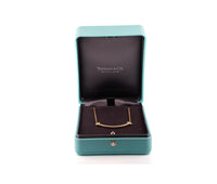 18k Rose Gold Tiffany and Co T Smile Diamond Necklace