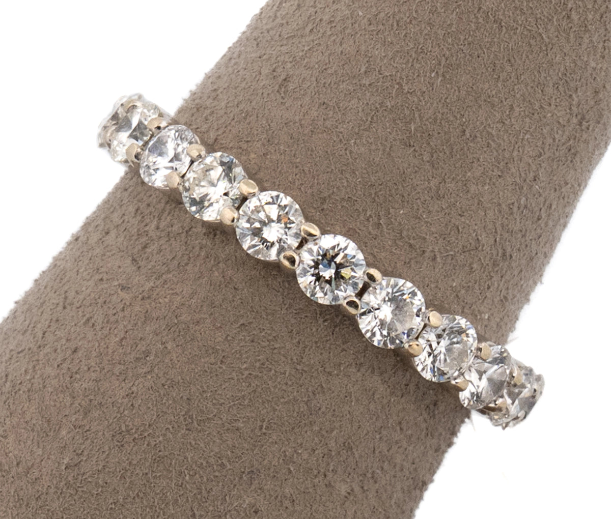 14k White Gold 2.15 CTW Diamond Eternity Band