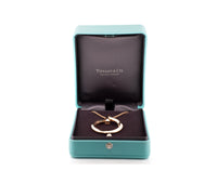 18k Rose Gold Tiffany and Co T1 Circle Pendant