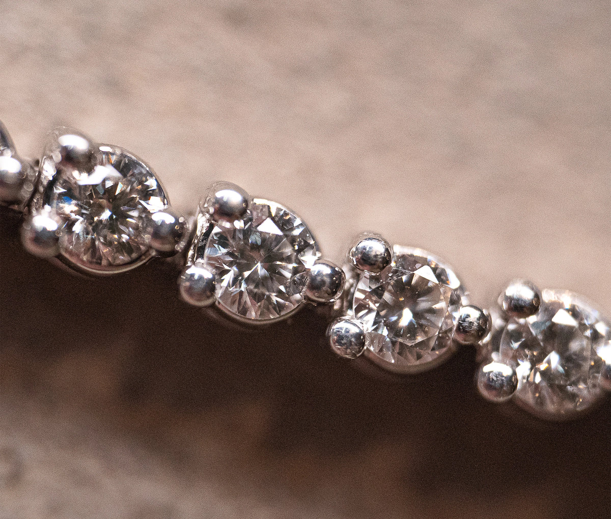 14k White Gold 1.5ct Diamond Tennis Bracelet