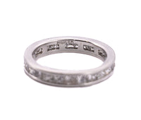 Platinum 1.82ct Princess Cut Diamond Eternity Band  Princess