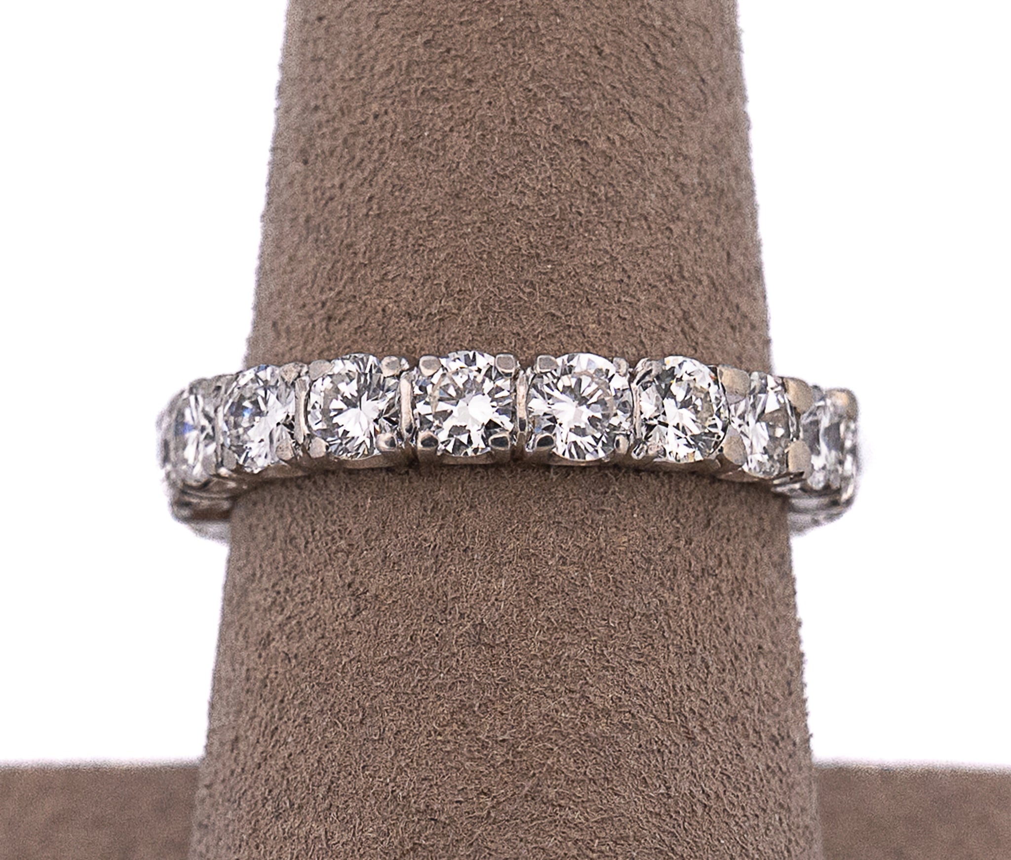 Platinum 2.69 CTW Diamond Eternity Band