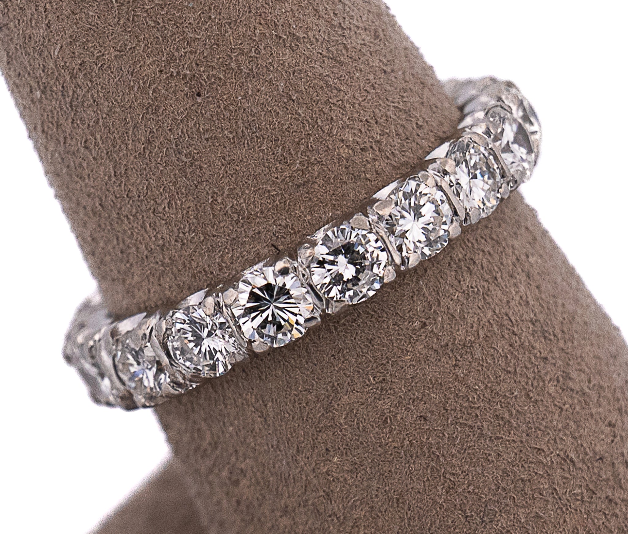 Platinum 2.69 CTW Diamond Eternity Band