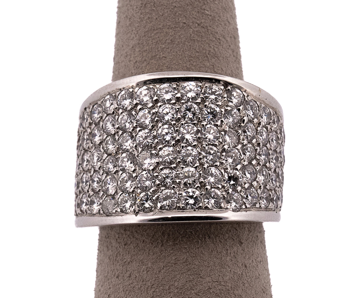 Bands 18K 3.01ct CTW Round Natural Diamonds