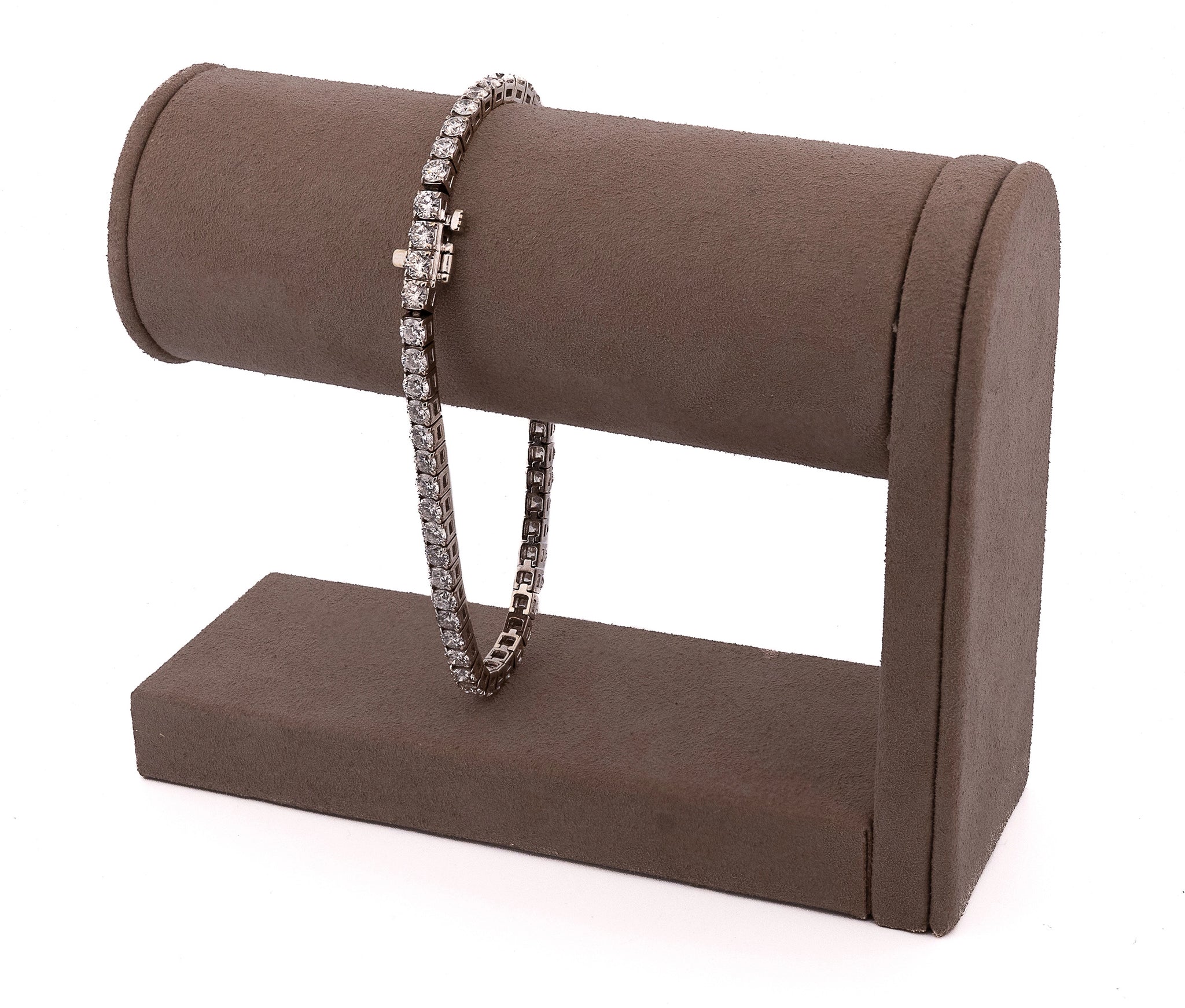 14K White Gold Diamond Tennis Bracelet