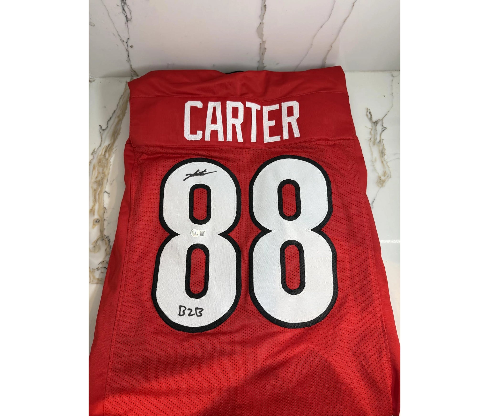 Jalen Carter "B2B" Autographed Georgia Jersey BGS Certified