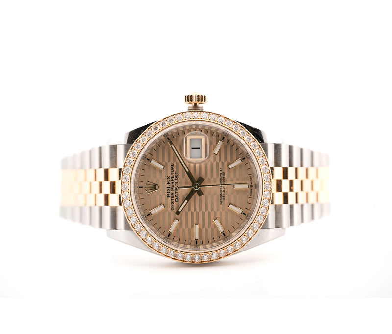 Rolex Oyster Perpetual Datejust 36mm Diamond Bezel