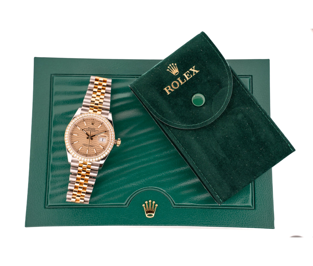 Rolex Oyster Perpetual Datejust 36mm Diamond Bezel