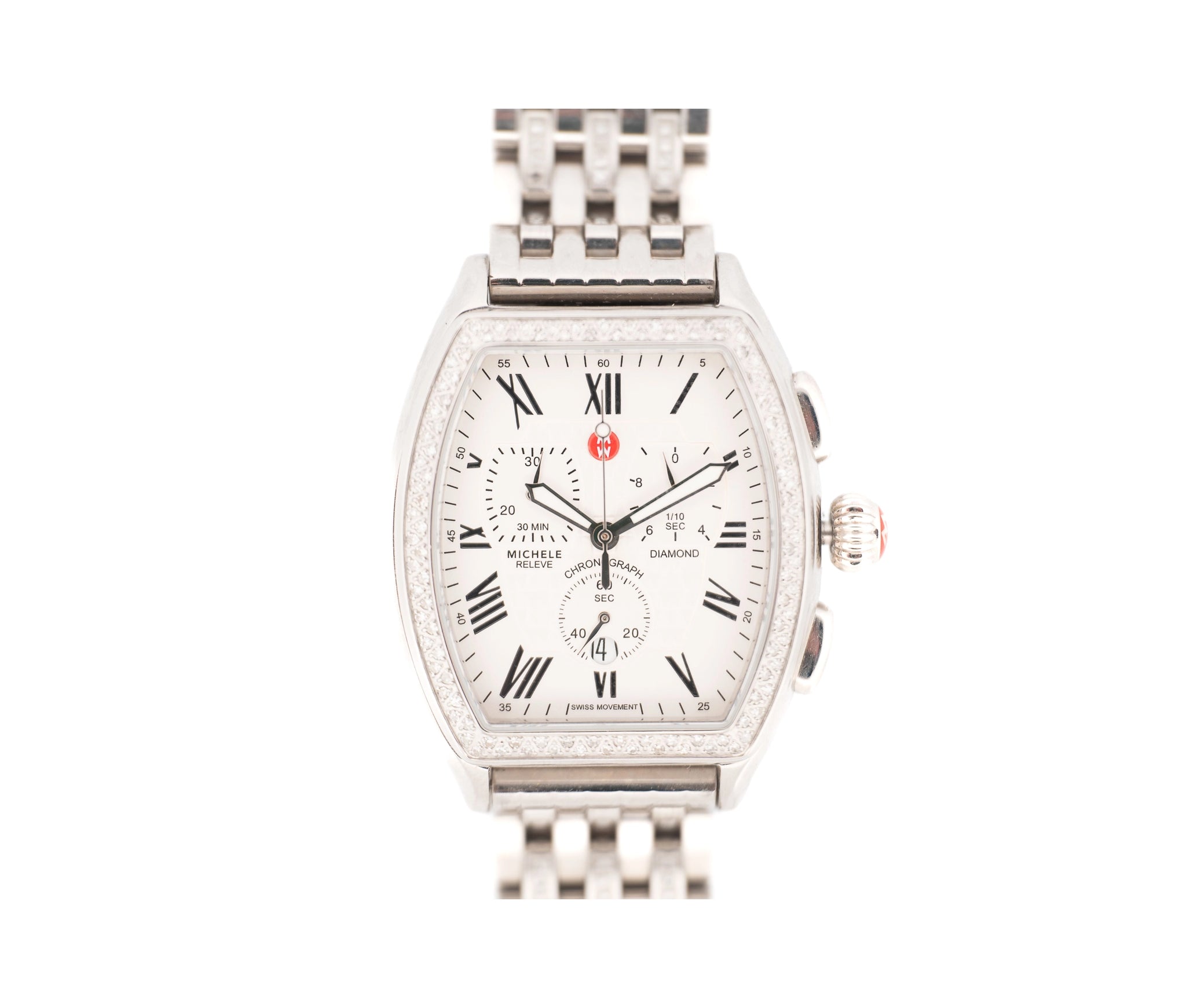 Michele Diamond Chronograph Revel 35mm