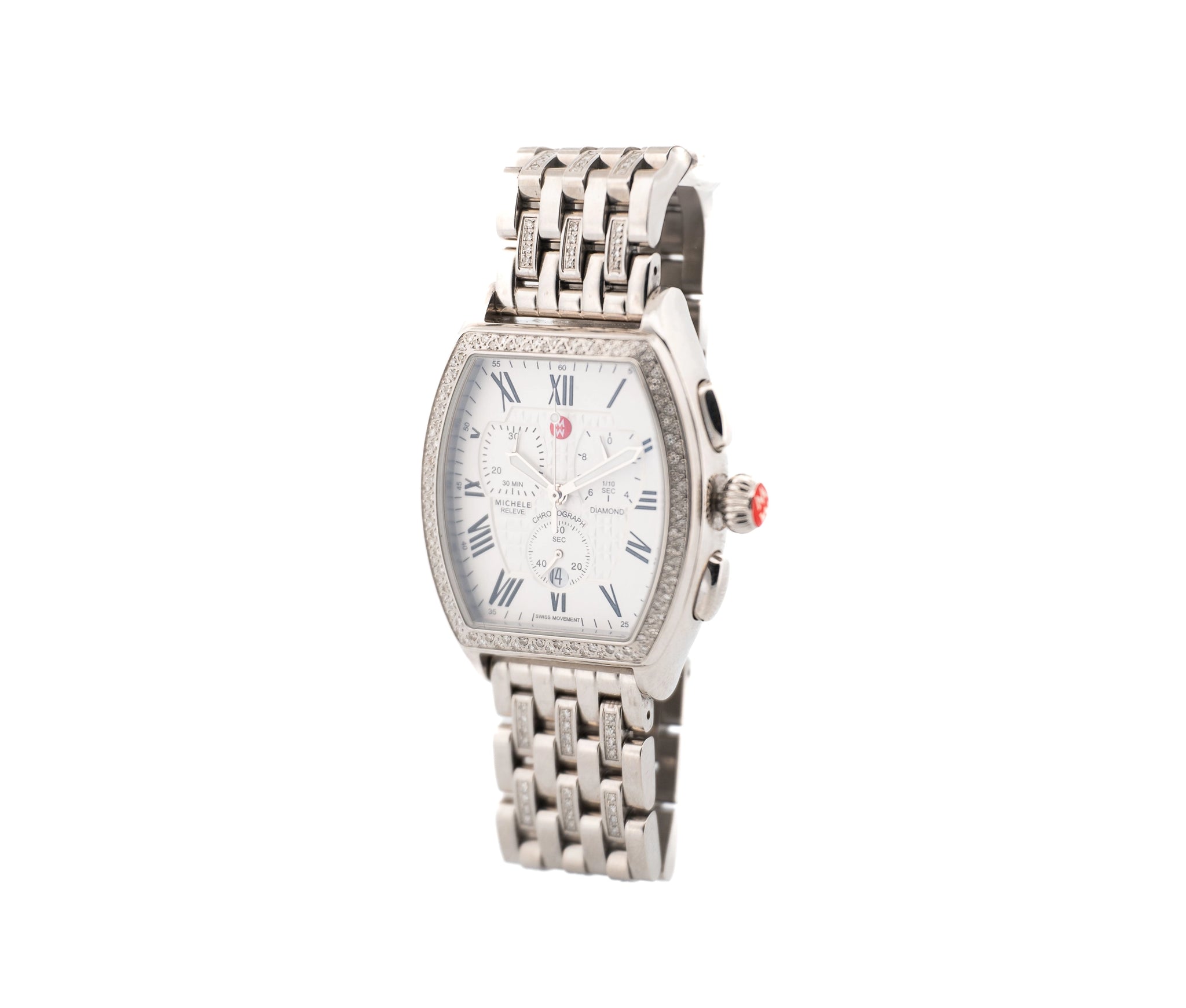 Michele Diamond Chronograph Revel 35mm