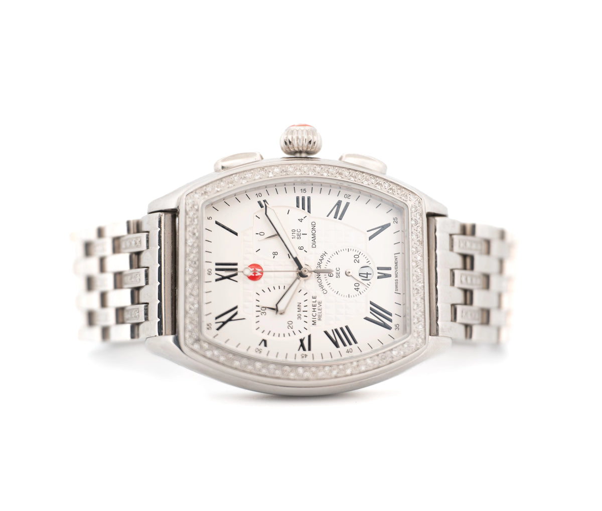 Michele Diamond Chronograph Revel 35mm
