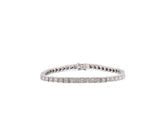 Platinum Omate Style Diamond Tennis Bracelet
