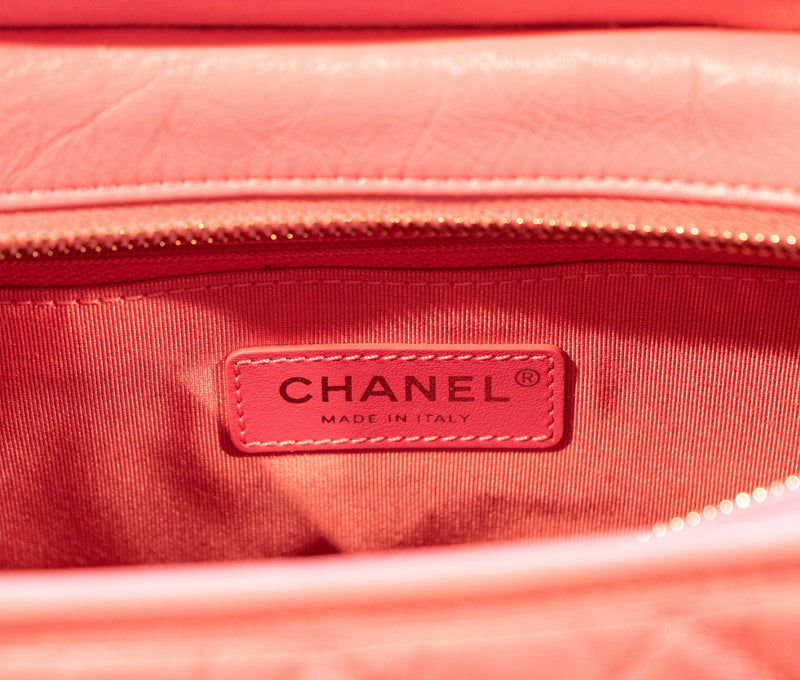 Chanel Pink Quilted Lambskin Medium Gabrielle Bag