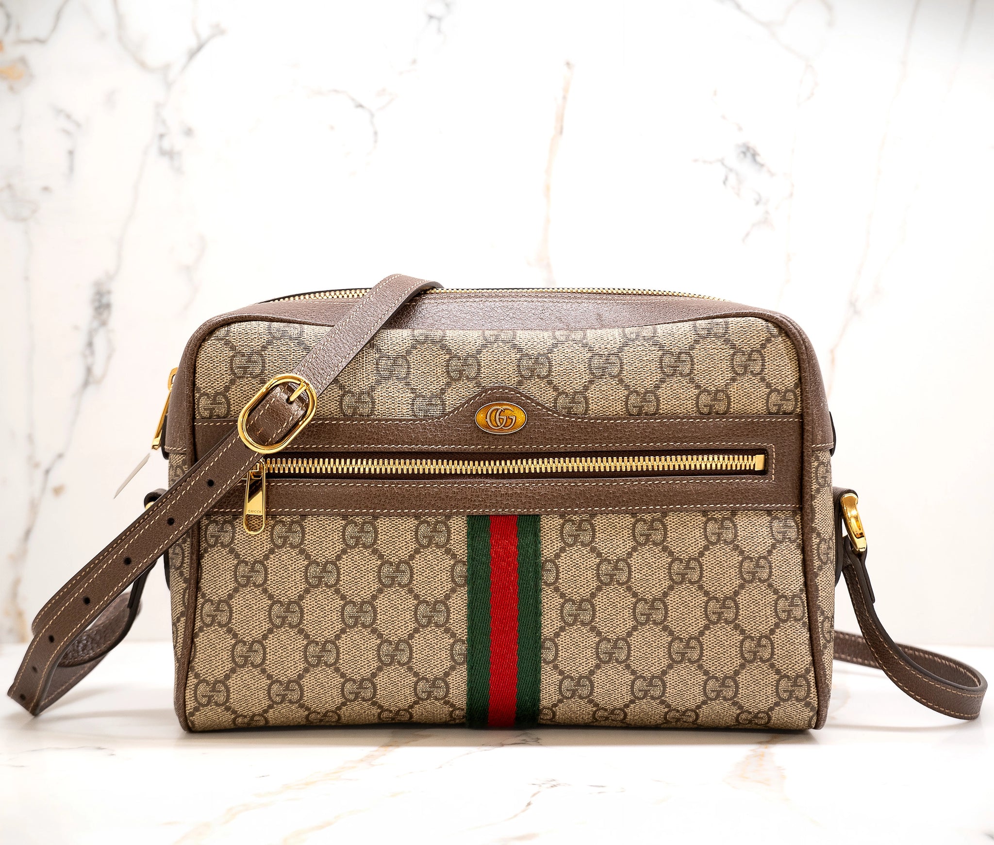 Gucci GG Web Small Ophidia Shoulder Bag
