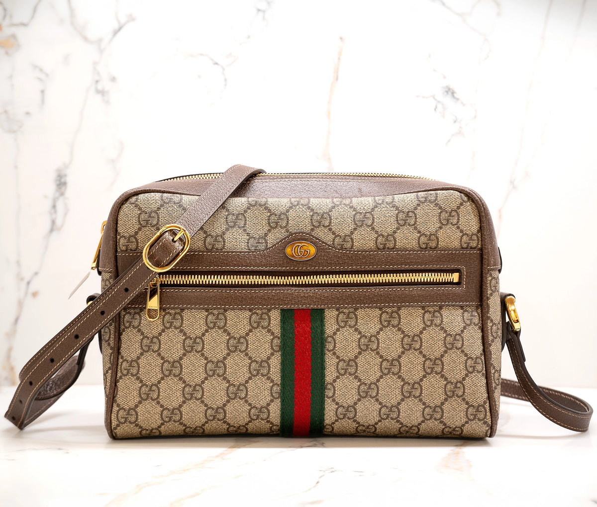Gucci GG Web Small Ophidia Shoulder Bag