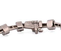 Charles Krypell Platinum 4.04ct Diamond Station Bracelet