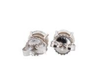 14k White Gold 3.00ct I-J I2 Four Prong Diamond Stud Earrings