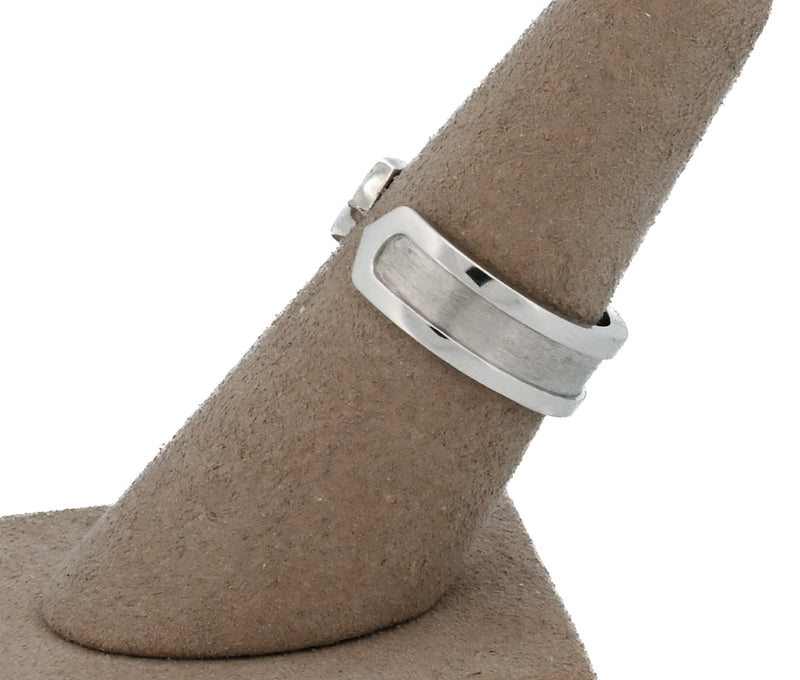 18K White Gold Cartier C De Cartier Ring