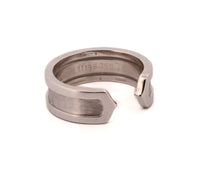 18K White Gold Cartier C De Cartier Ring