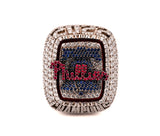 2022 Phillies NL Championship Ring: 10K, Diamond, Sapphire, and Ruby