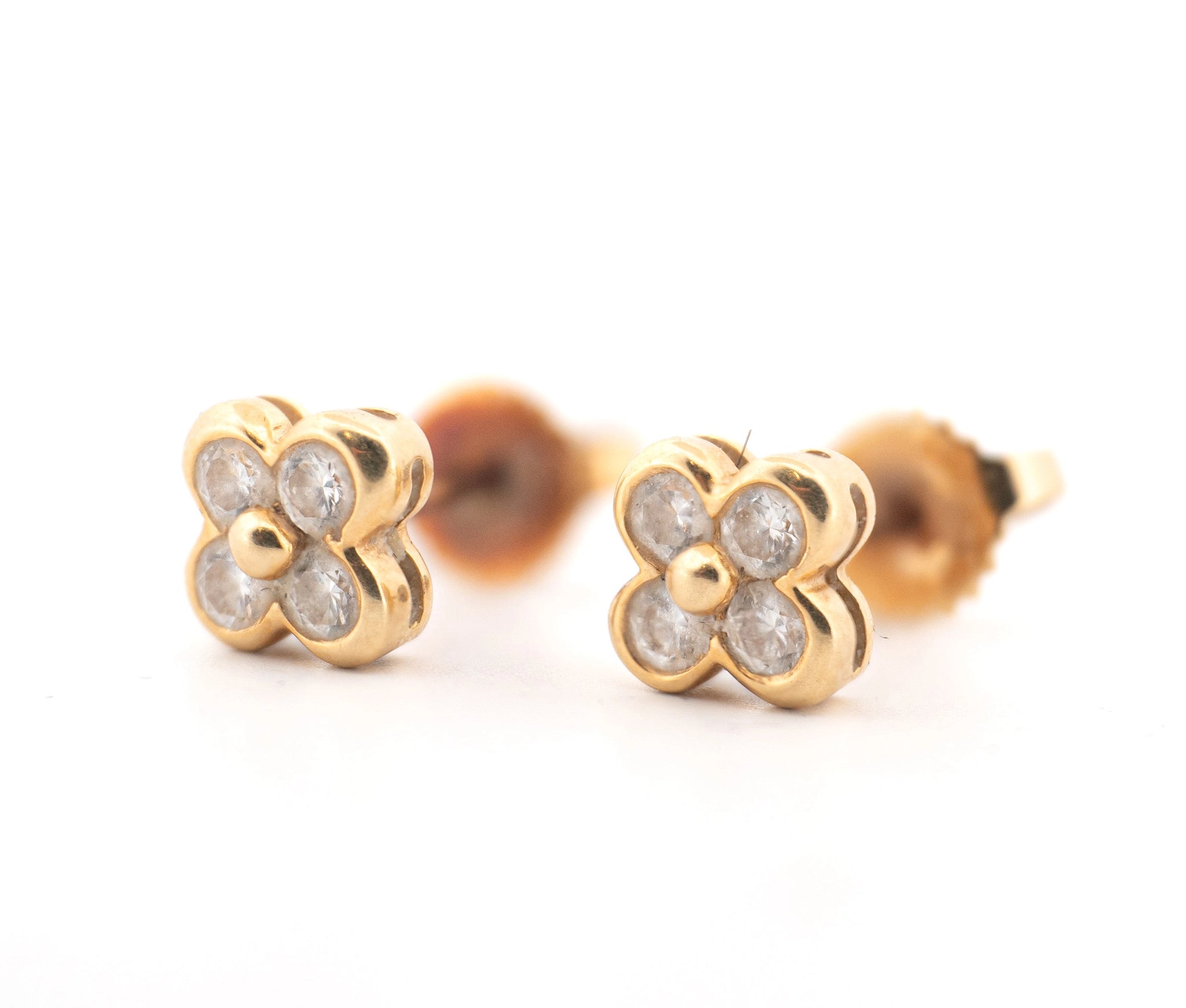 Tiffany & Co. Diamond Flower Earrings