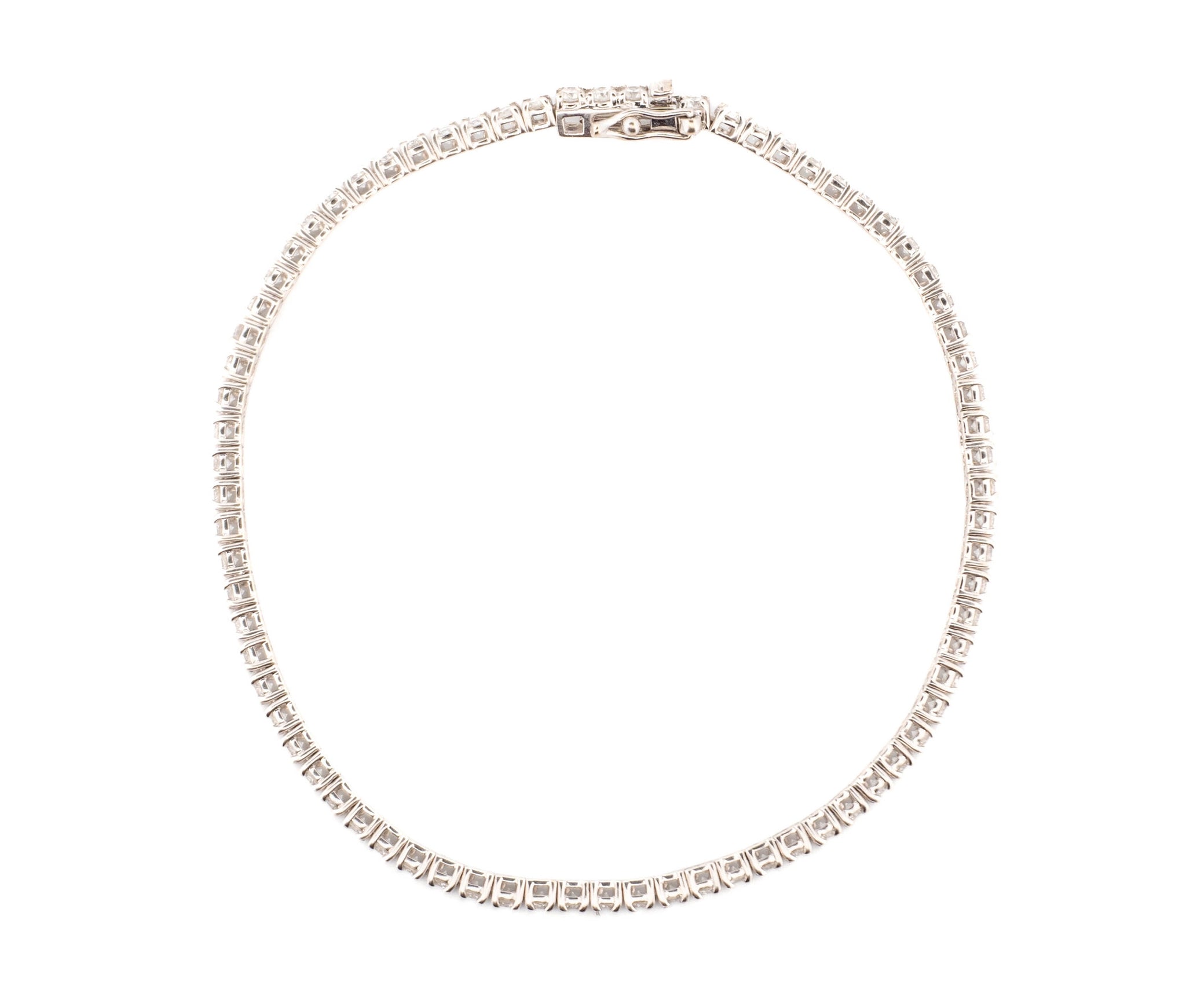 14K White Gold 2.3 cttw. Diamond Bracelet