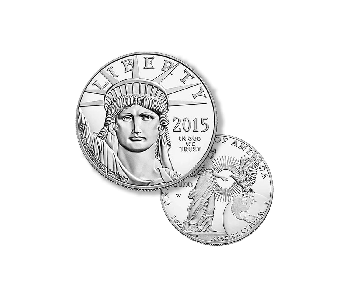 1 oz American Platinum Eagle Coin BU (Random Year)