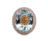 Gemstone 18K 25.32ct CTW Oval Aquamarines