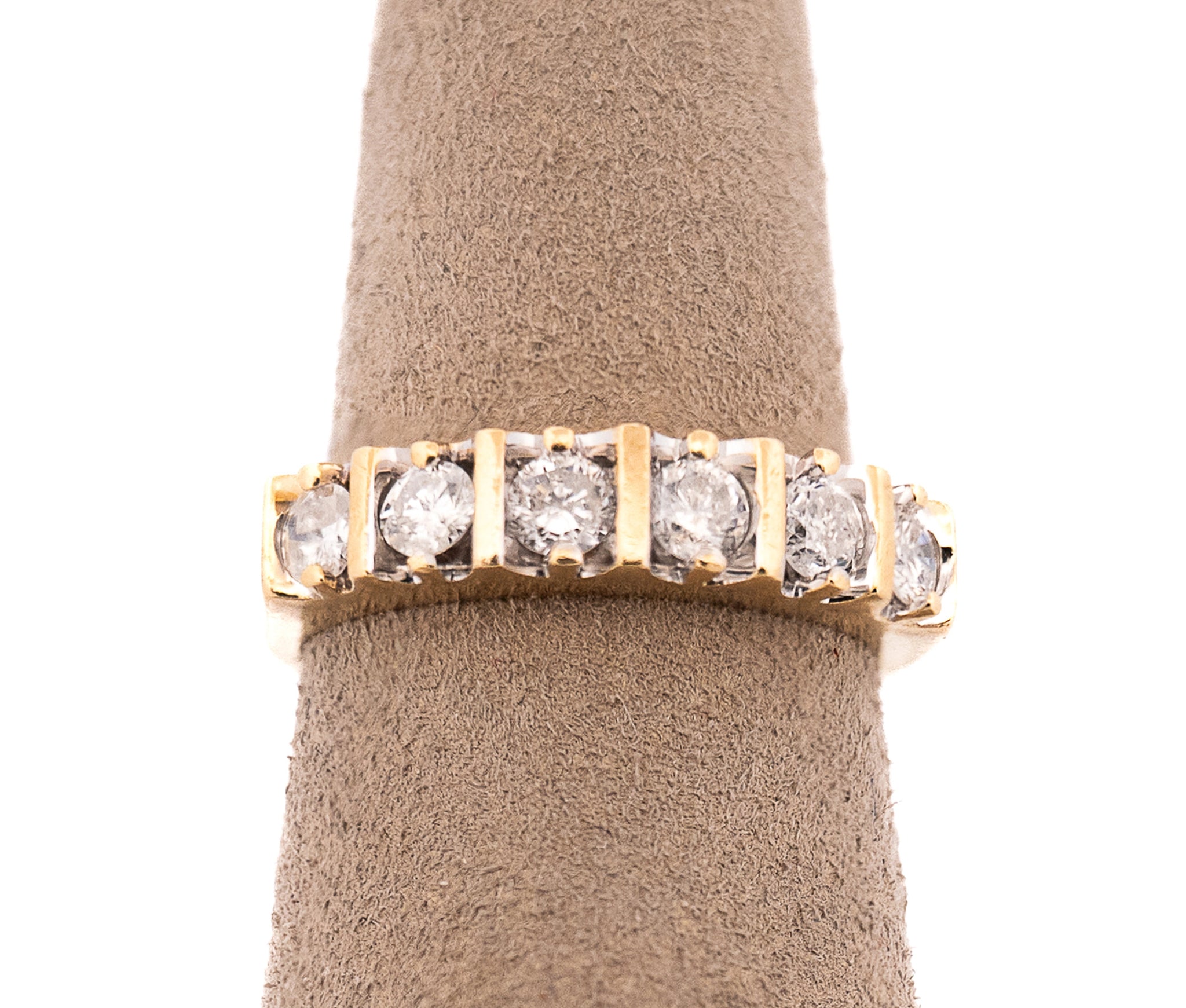 14kt Yellow Gold .43ct Diamond Band