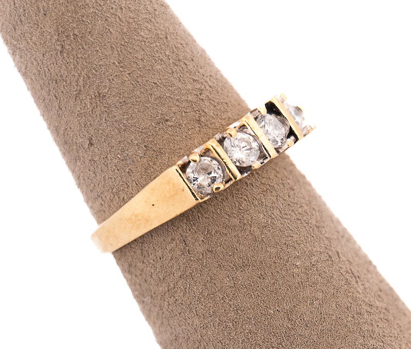 14kt Yellow Gold .43ct Diamond Band