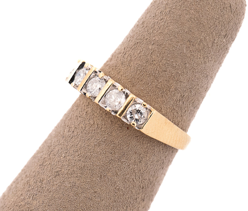 14kt Yellow Gold .43ct Diamond Band