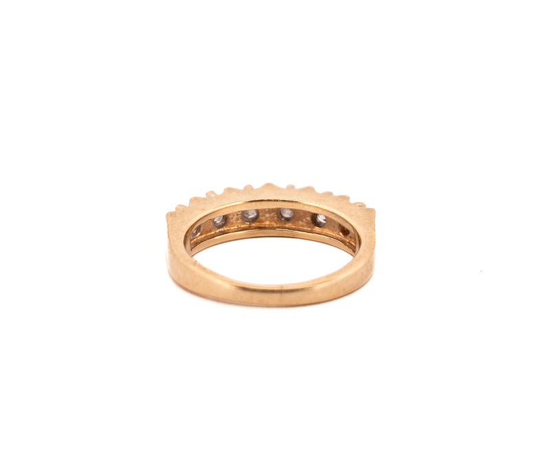 14kt Yellow Gold .43ct Diamond Band