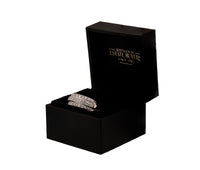 Antique 14K White Gold Diamond Band