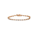 18K Rose Gold Diamond Bracelet