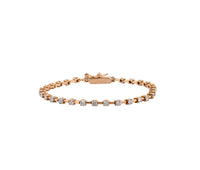 18K Rose Gold Diamond Bracelet