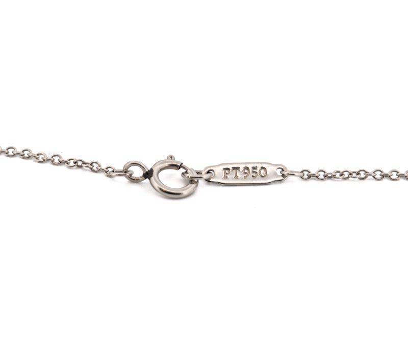 Tiffany and Co Platinum 0.20 cttw. Diamond Arrow Necklace