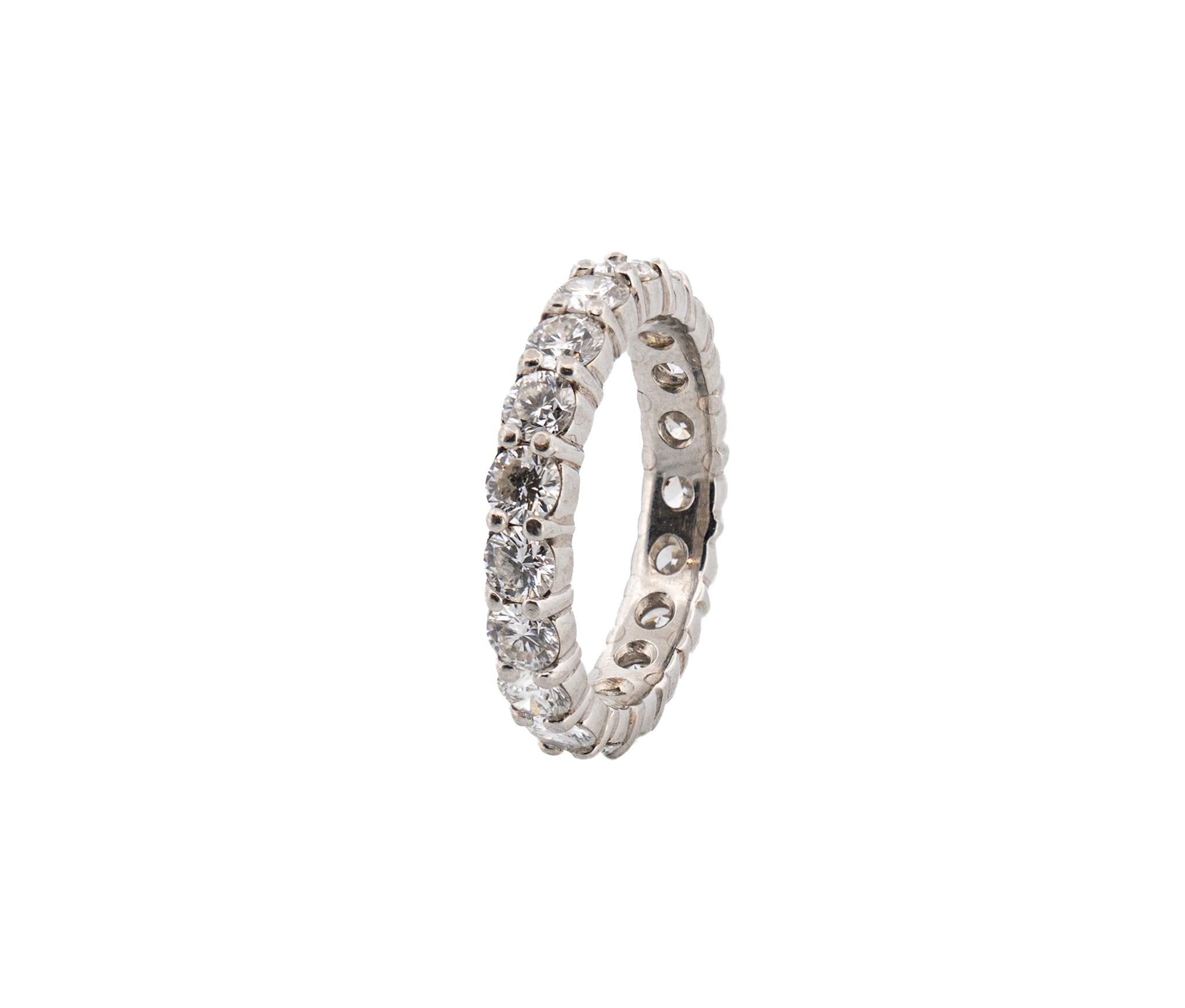Platinum 2.53 cttw. Diamond Eternity Band