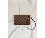 Louis Vuitton Damier Ebene Neverfull PM Pochette