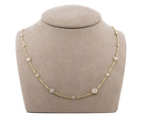 18K Yellow Gold 4.7cttw. Diamonds by the Yard Necklace