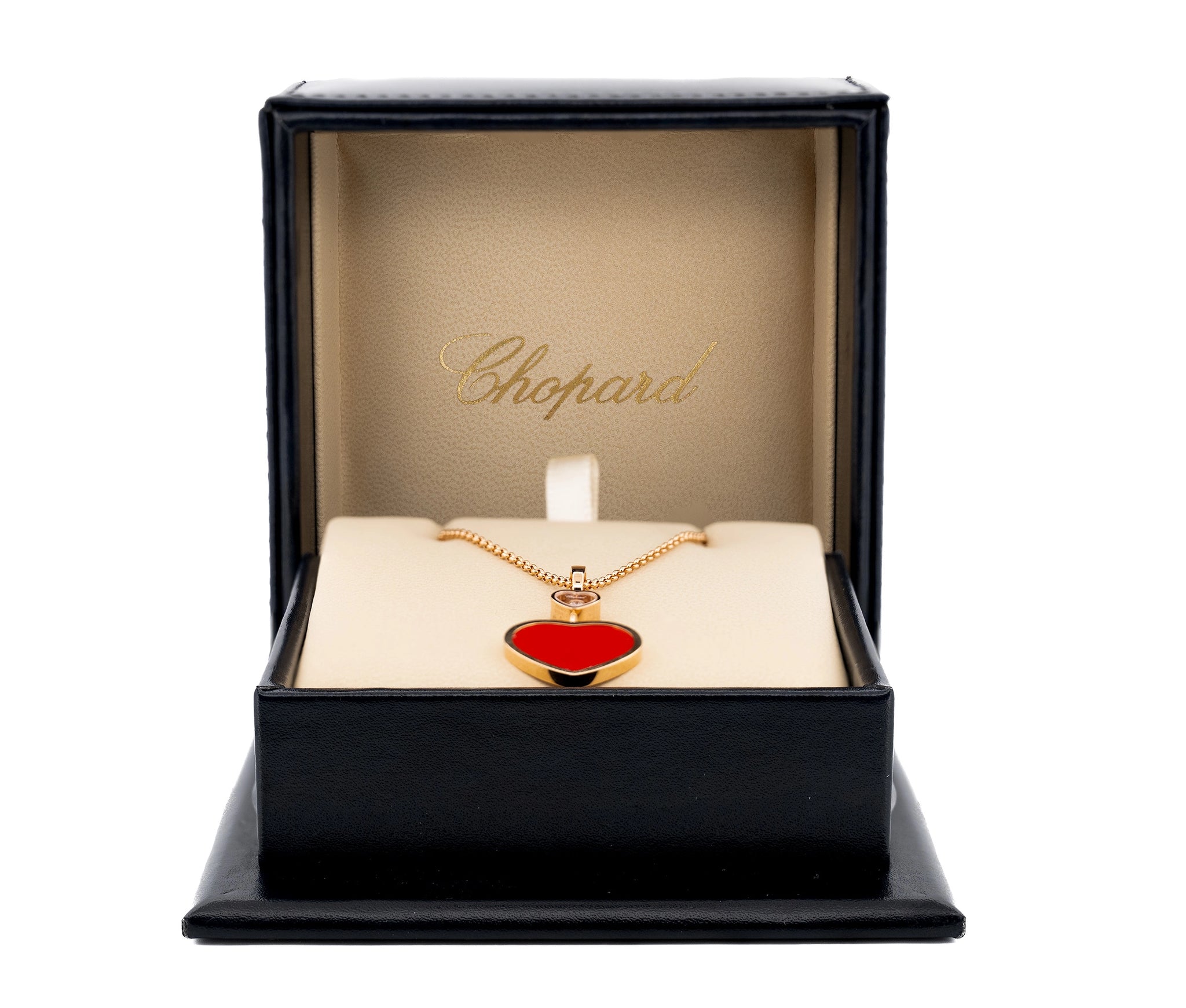 Chopard 18K "Happy Hearts" Pendant Necklace