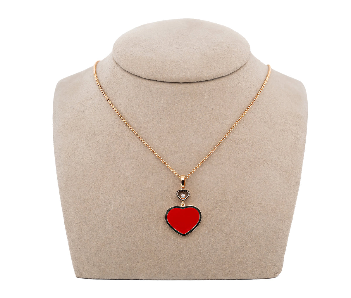 Chopard 18K "Happy Hearts" Pendant Necklace