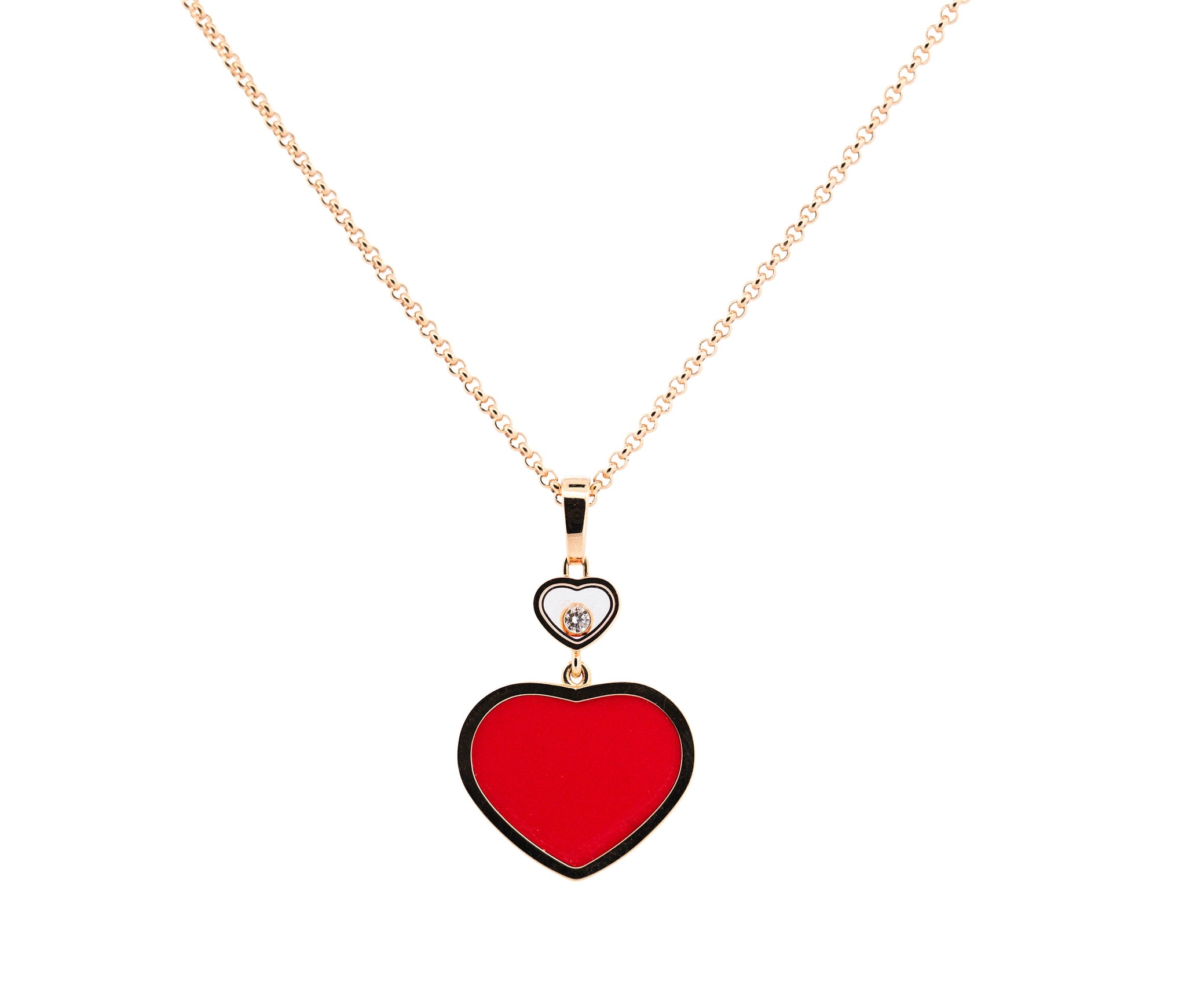 Chopard 18K "Happy Hearts" Pendant Necklace
