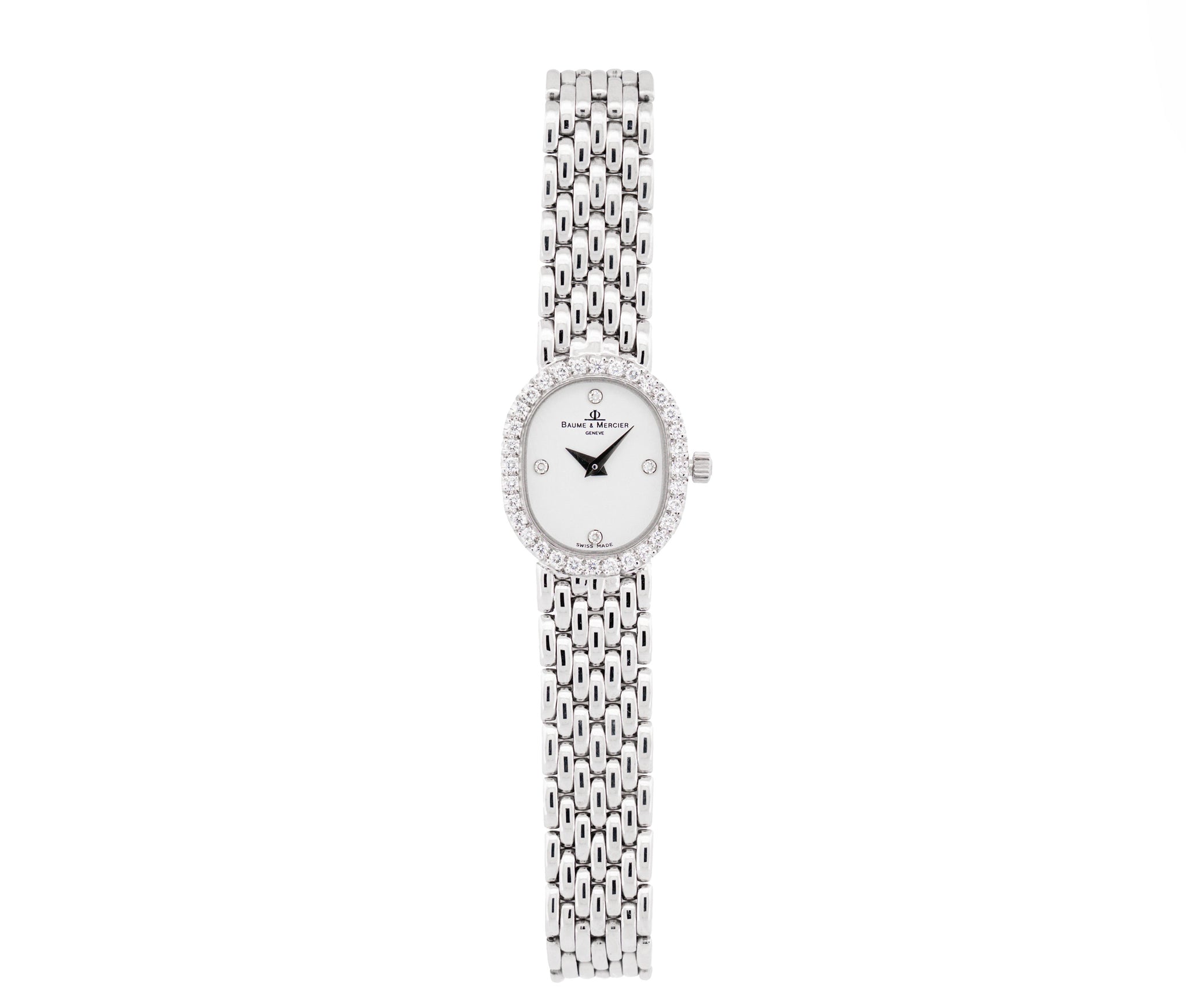 Baume & Mercier White Gold and Diamond Watch 26mm