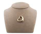Tiffany & Co. 18K Elsa Peretti Open Heart Pendant Necklace
