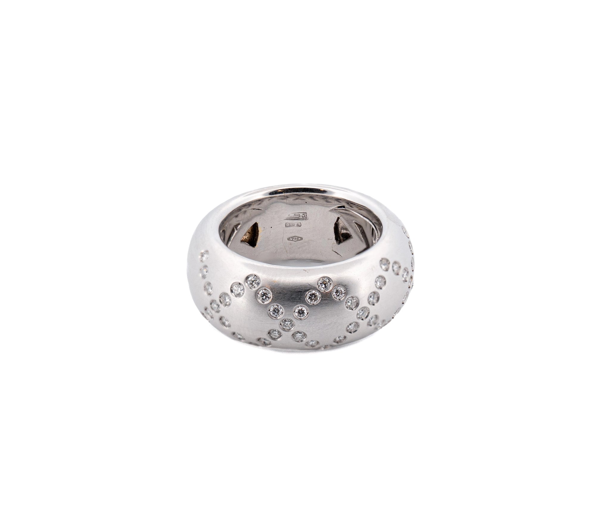 Luca Carati 18K White Gold 0.45 cttw. Diamond Ring