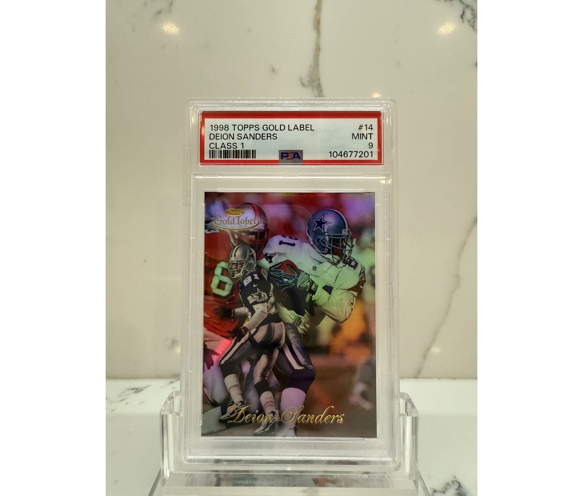 Topps Gold Label Deion Sanders