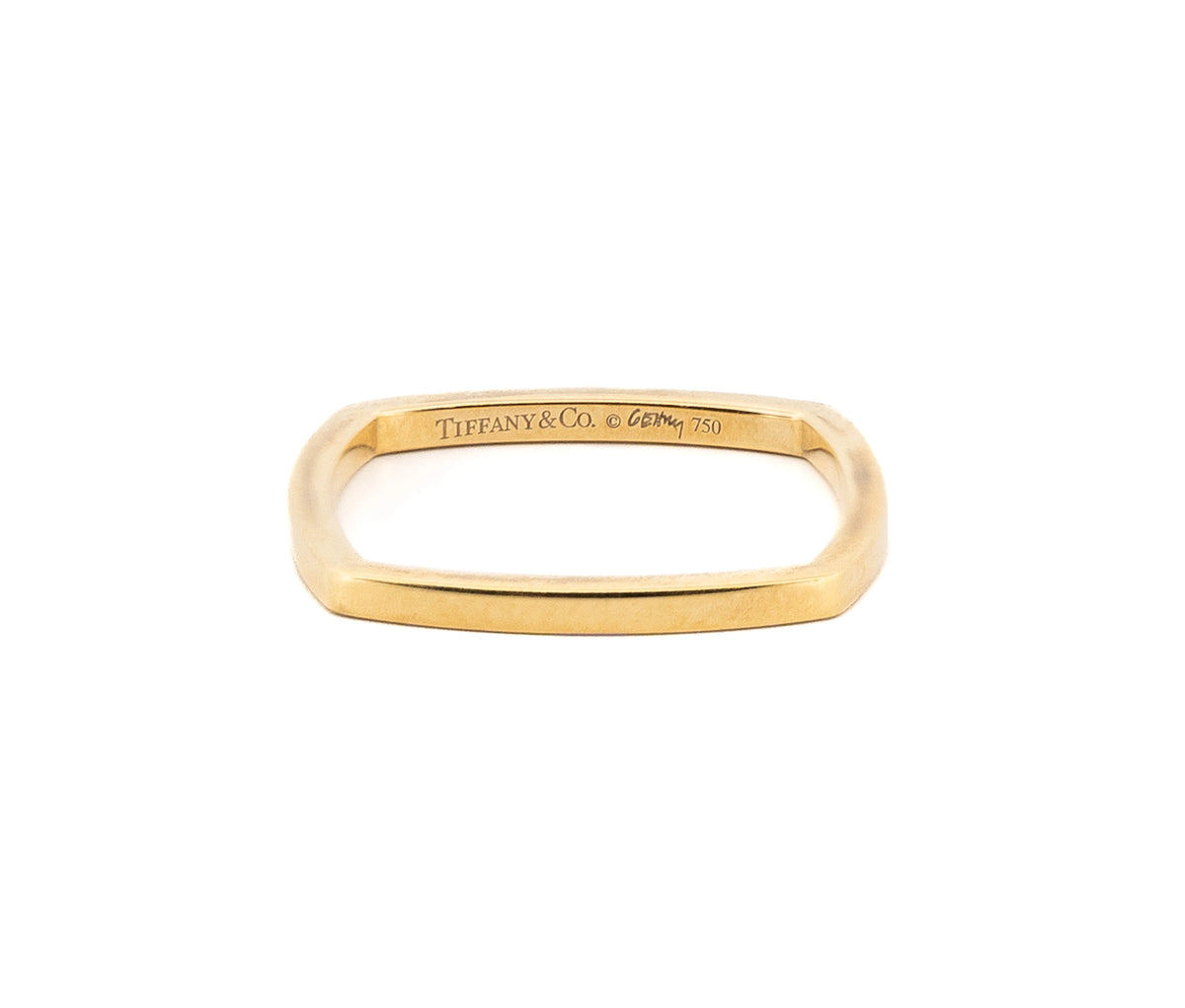 18K Yellow Gold Tiffany Band