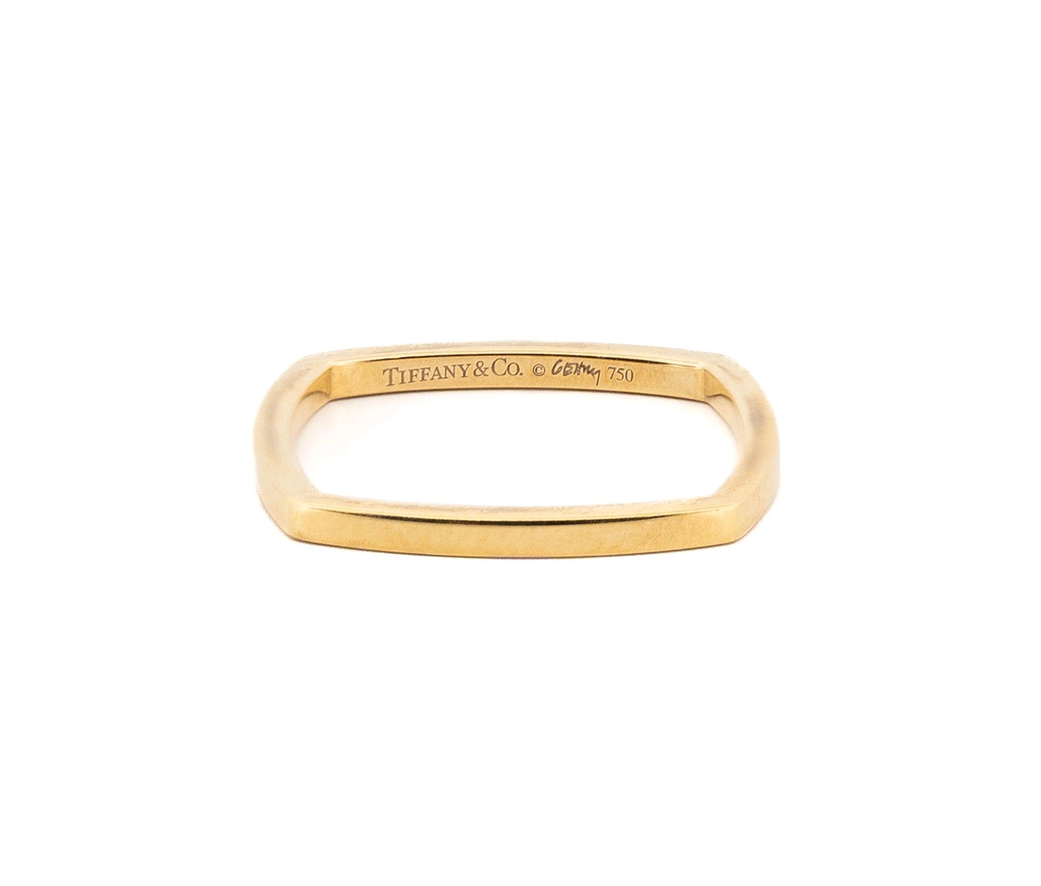 18K Yellow Gold Tiffany Band