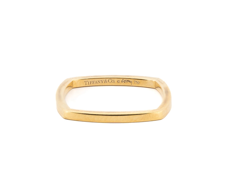 18K Yellow Gold Tiffany Band