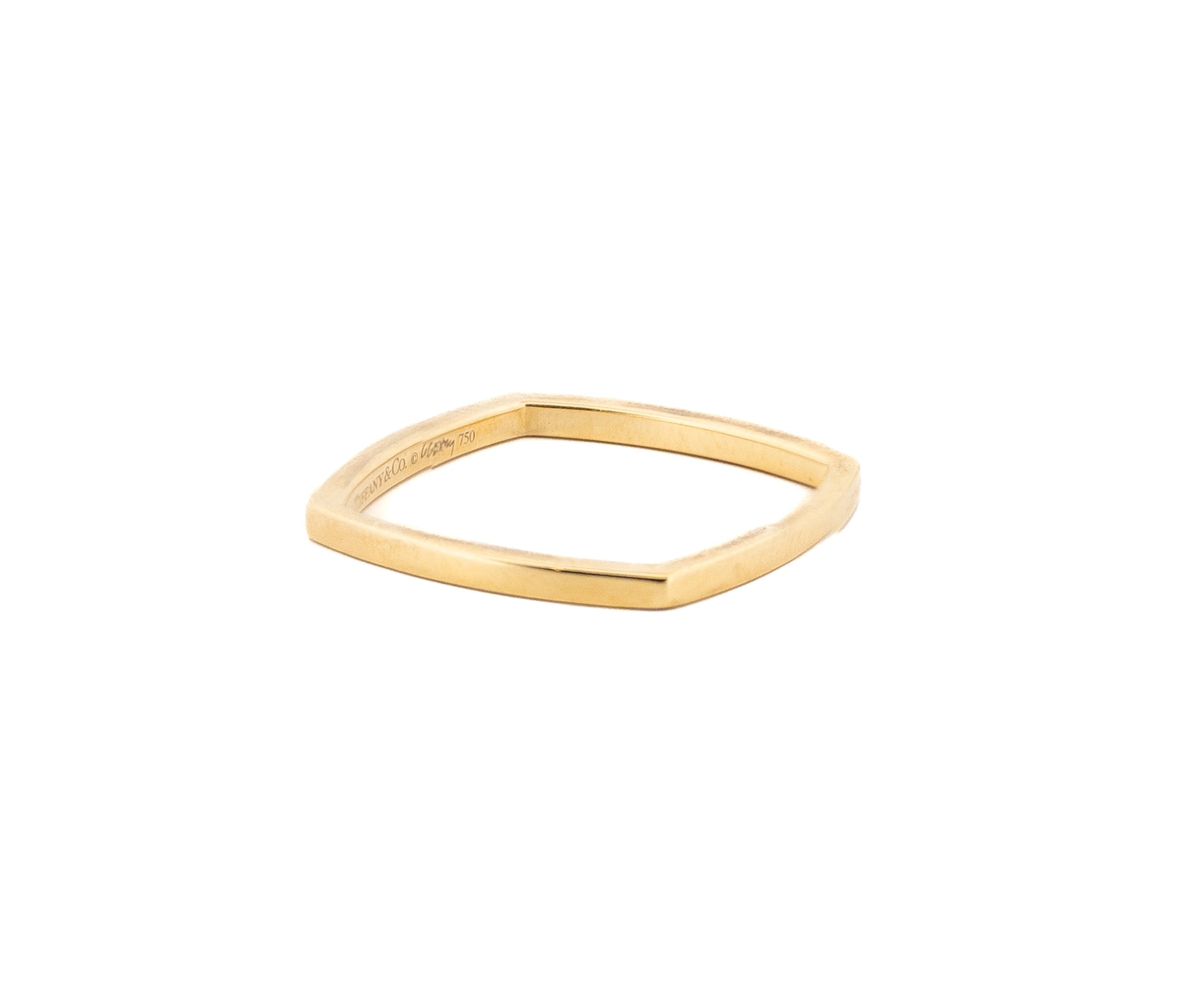 18K Yellow Gold Tiffany Band